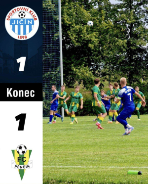 Příprava 26.7.2025 FC Pěnčín A - SK Jičín A