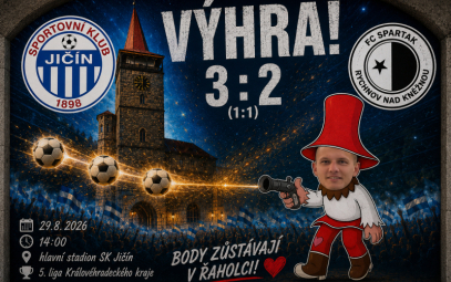Mistrák 29.8.2026 SK Jičín A - FC Spartak Rychnov n. Kn. A